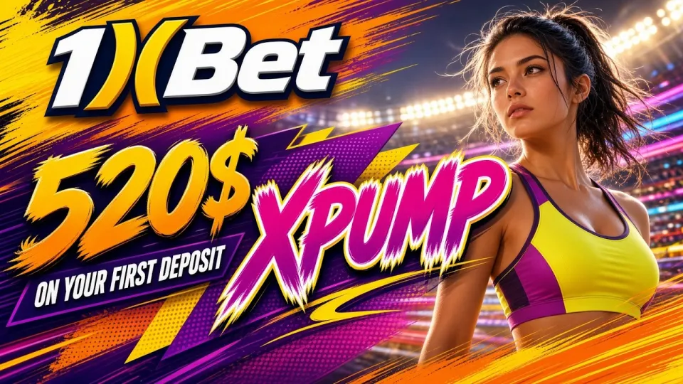 How to enter the 1XBET promo code XPUMP during registration and claim the welcome bonus